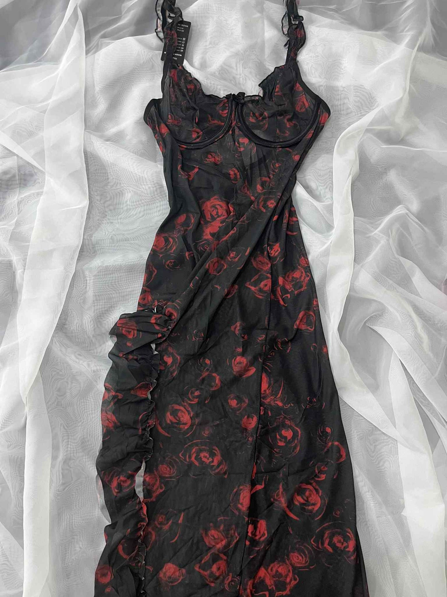 Robe Longue Fluide à Fleurs