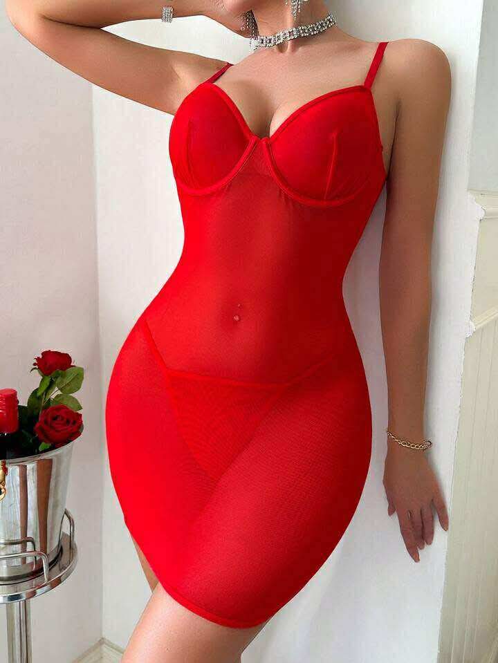 ROBE ROUGE SEXY