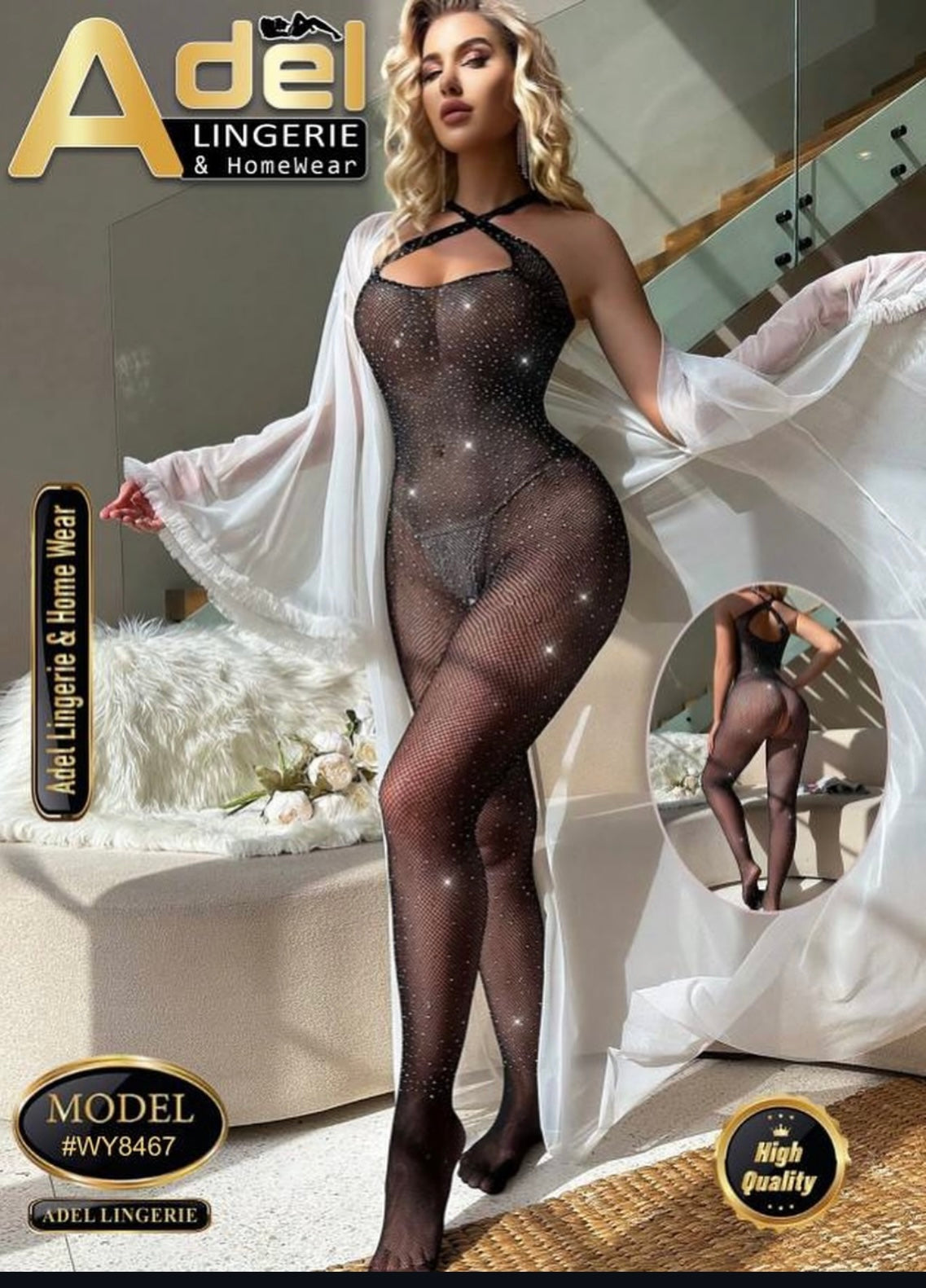 Tenue perlée très chic