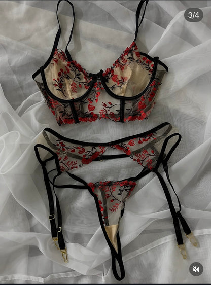 Corset slip en dentelle